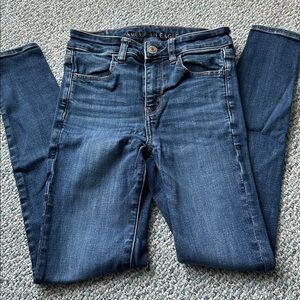 American Eagle Light Blue Stretch Denim
